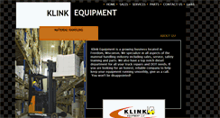 Desktop Screenshot of klinkequipment.com